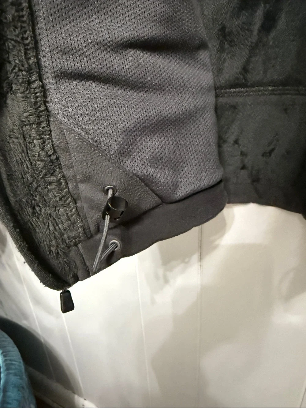 The North Face Men's Charcoal Gray Performance Jacket with Black trim & Lining